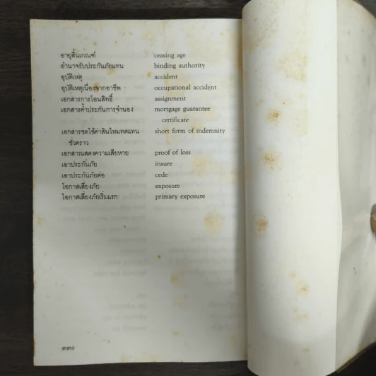 พจนานุกรมศัพท์ประกันภัยอังกฤษ-ไทย ฉบับราชบัณฑิตยสถาน รูปที่ 8