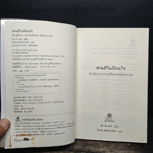 ศานติในเรือนใจ - ติช นัท ฮันห์, ธีรเดช อุทัยวิทยารัตน์ รูปที่ 6
