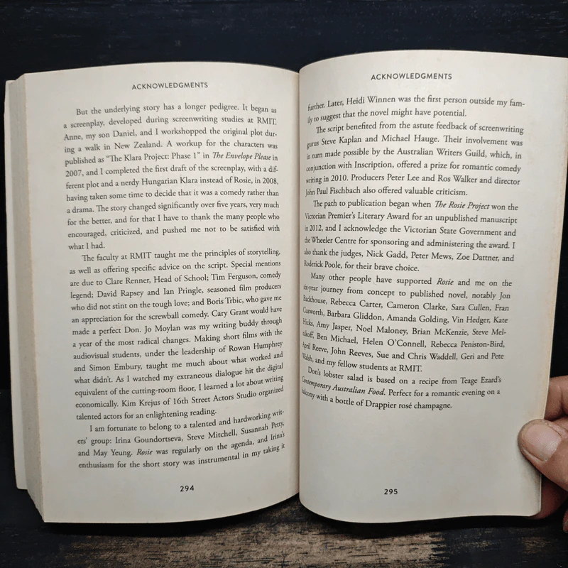 The Rosie Project - Graeme Simsion รูปที่ 9