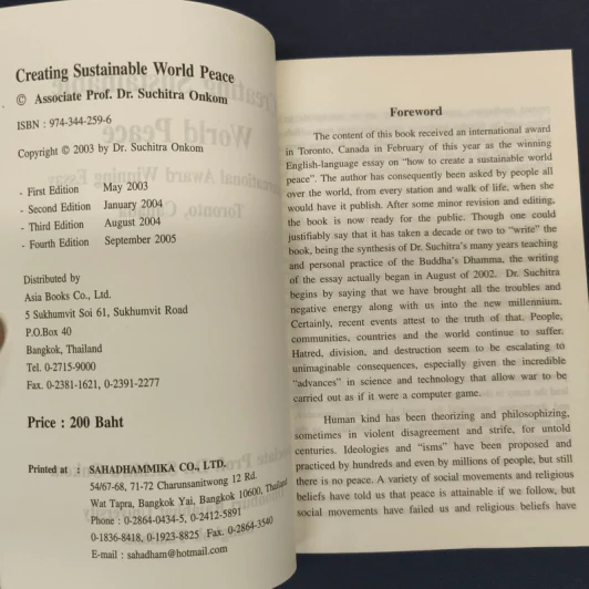 Creating Sustainable World Peace รูปที่ 6