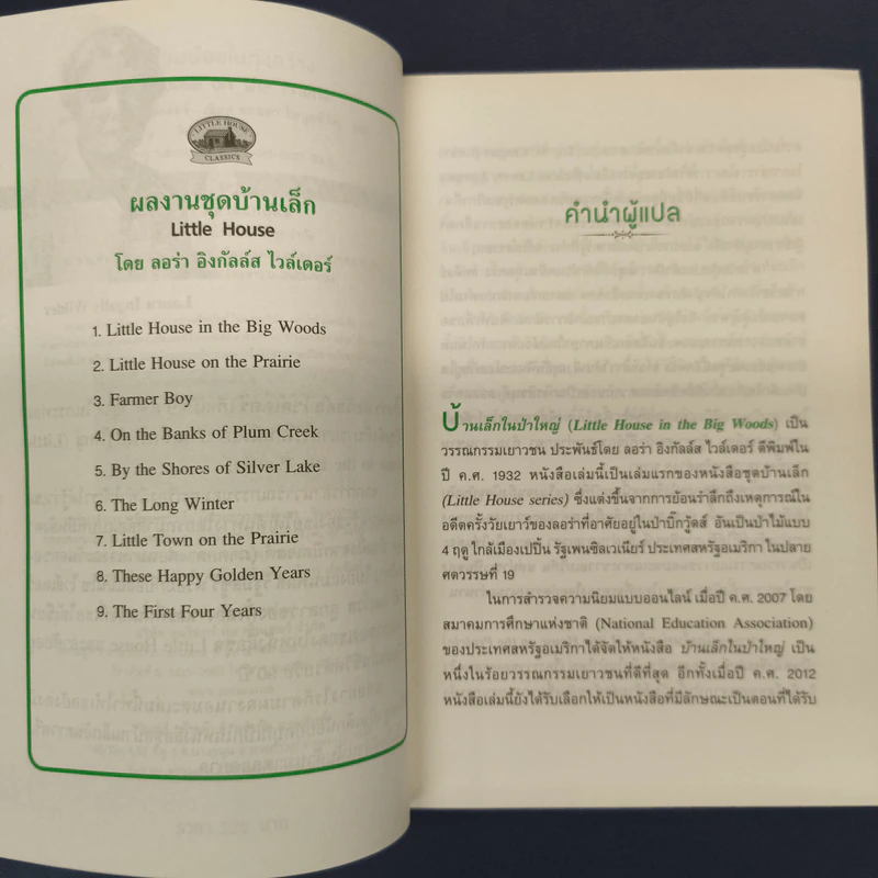 กระท่อมน้อยในทุ่งกว้าง Little House On The Prairie - Laura Ingalls Wilder (ลอร่า อิงกัลล์ส ไวล์เดอร์), ชลลดา ไพบูลย์สิน รูปที่ 6