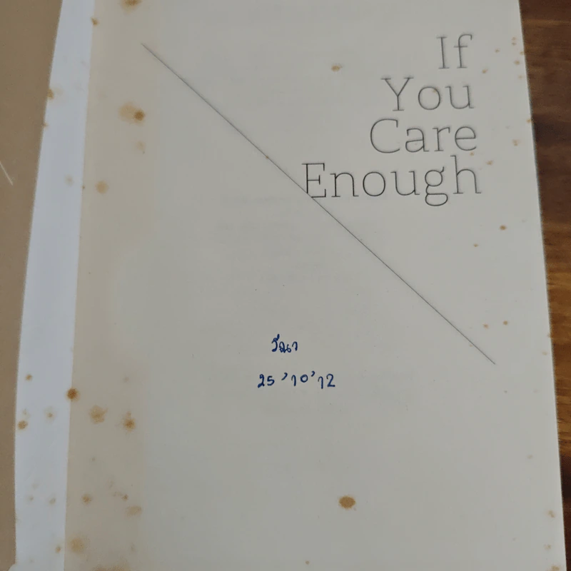 If You Care Enough มีเรื่องมากพอให้ใส่ใจ ถ้าเราใส่ใจกันมากพอ - วิไลรัตน์ รูปที่ 6