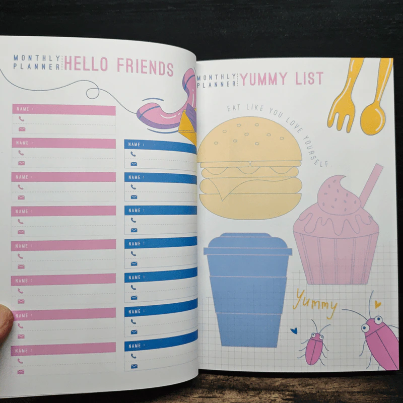 6 Months Planner สมุดบันทึก Sunbeary รูปที่ 8