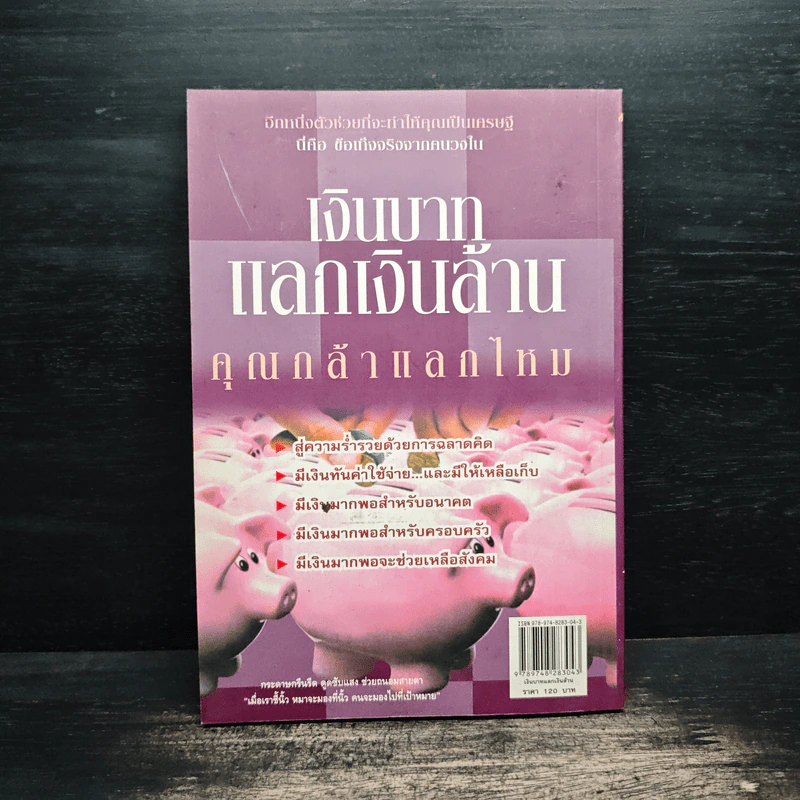 เงินบาทแลกเงินล้าน อีกด้านของวิธีสู่ความร่ำรวยที่คุณคิดไม่ถึง - ปิ่นประภา อนุกานนท์ รูปที่ 2