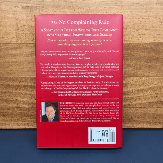 The No Complaining Rule - Jon Gordon รูปที่ 5