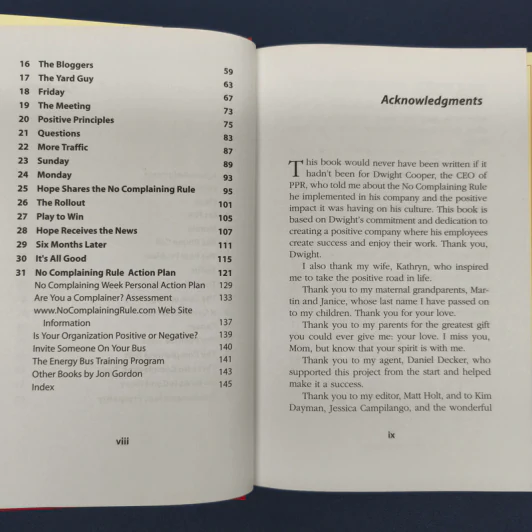 The No Complaining Rule - Jon Gordon รูปที่ 7