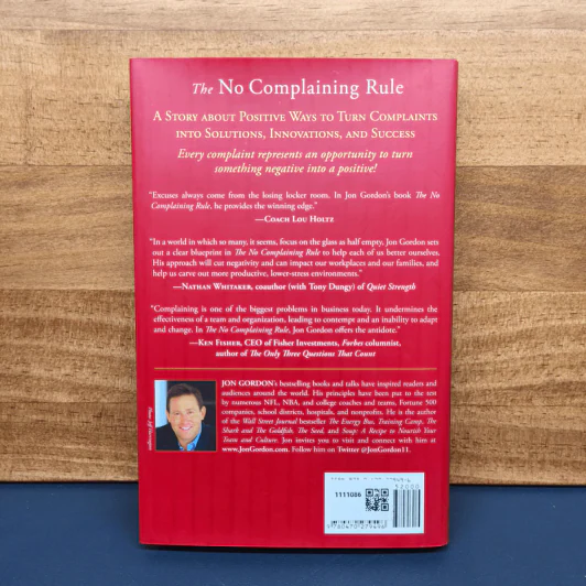 The No Complaining Rule - Jon Gordon รูปที่ 5