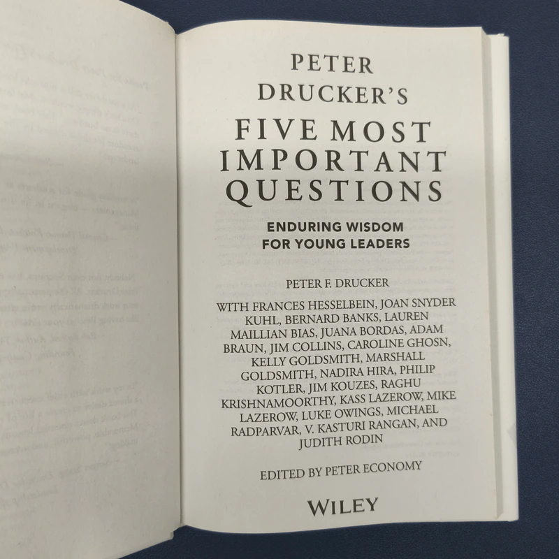 Peter Drucker's Five Most Important Questions - Peter F. Drucker, Frances Hesselbein รูปที่ 6