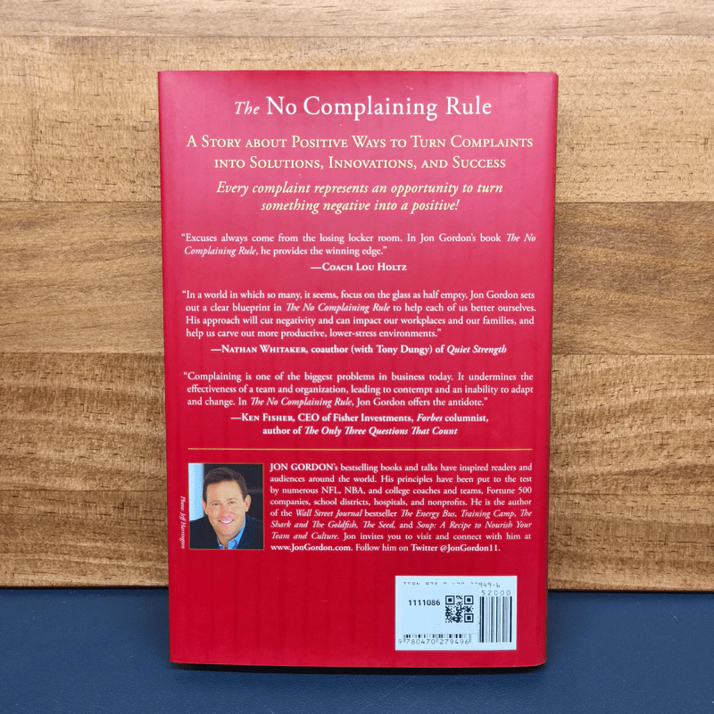 The No Complaining Rule - Jon Gordon รูปที่ 5