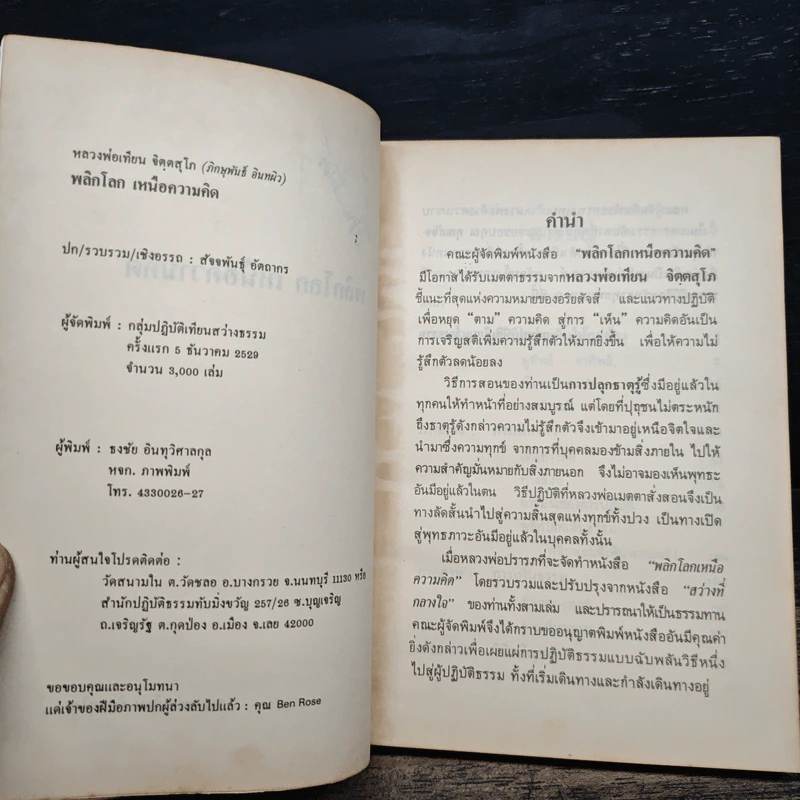 พลิกโลกเหนือความคิด - หลวงพ่อเทียน จิตฺตสุโภ รูปที่ 7