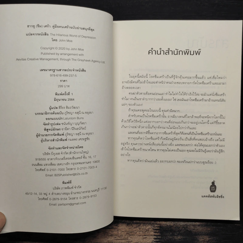 ฮาวทู(ซึม)เศร้า: คู่มือคนเศร้าฉบับอ่านสนุกที่สุด - John Moe รูปที่ 6
