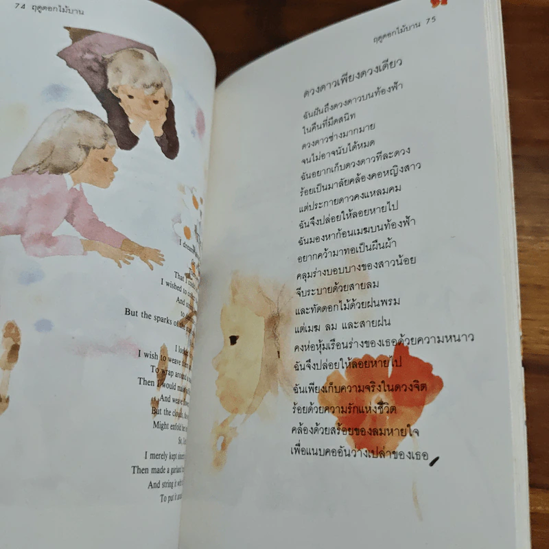 ฤดูดอกไม้บาน - บันไดไม้ รูปที่ 8
