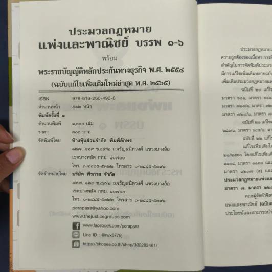 ประมวลกฎหมายแพ่งและพาณิชย์ บรรพ 1-6 รูปที่ 7