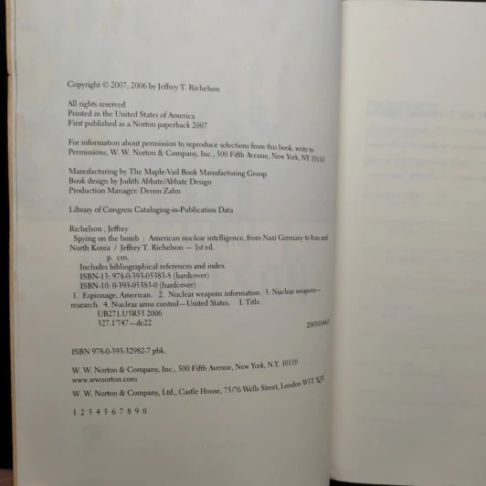 Spying on the Bomb - Jeffrey T. Richelson รูปที่ 6