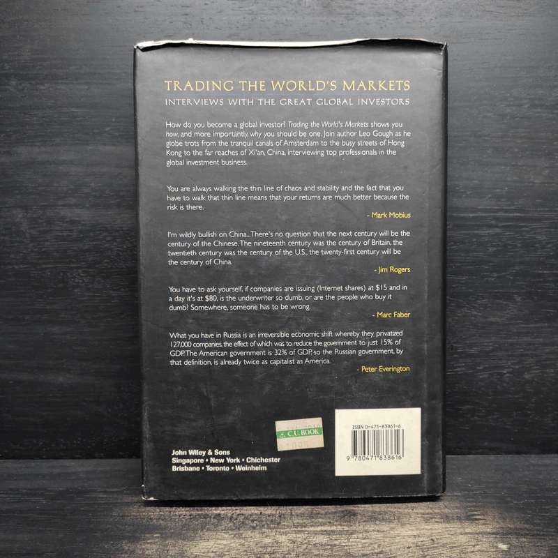 Trading the World's Markets: Interviews with the Great Global Investors - Leo Gough รูปที่ 2