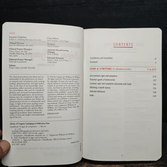 Handbook of Signs & Symptoms Fourth Edition รูปที่ 6