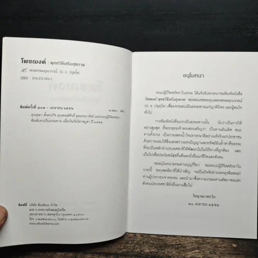 โพชฌงค์ พุทธวิธีเสริมสุขภาพ - พระพรหมคุณากรณ์ (ป.อ. ปยุตฺโต) รูปที่ 6