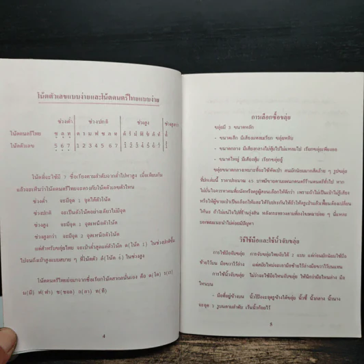 โน้ตขลุ่ย เล่ม 1 โน้ตตัวเลขและโน้ตดนตรีไทยแบบง่ายๆ - สิงขร สอนขัน รูปที่ 8
