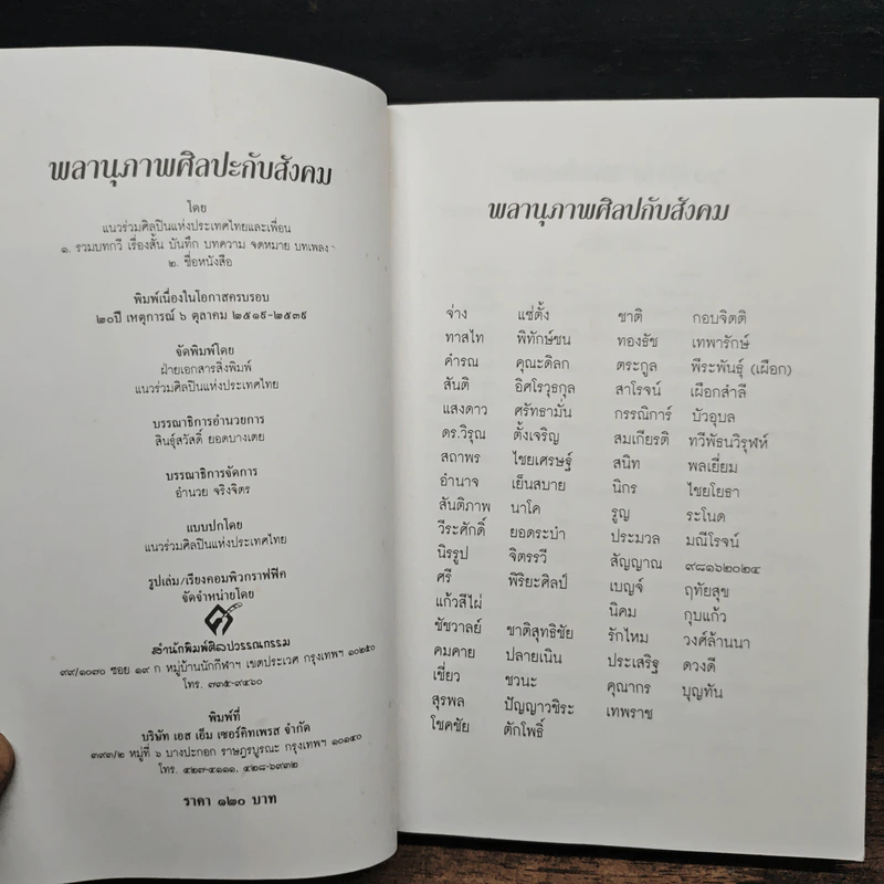 พลานุภาพศิลปะกับสังคม - แนวร่วมศิลปินแห่งประเทศไทย รูปที่ 6
