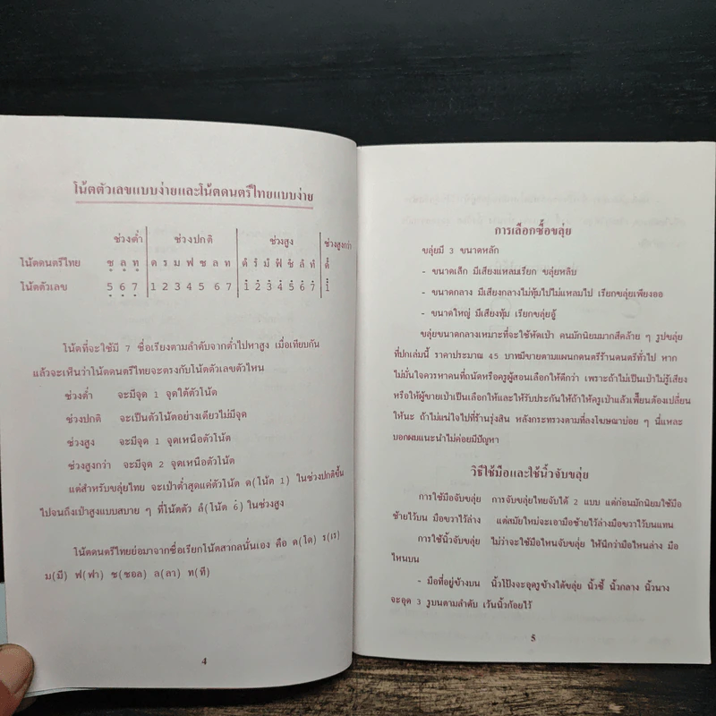 โน้ตขลุ่ย เล่ม 1 โน้ตตัวเลขและโน้ตดนตรีไทยแบบง่ายๆ - สิงขร สอนขัน รูปที่ 8