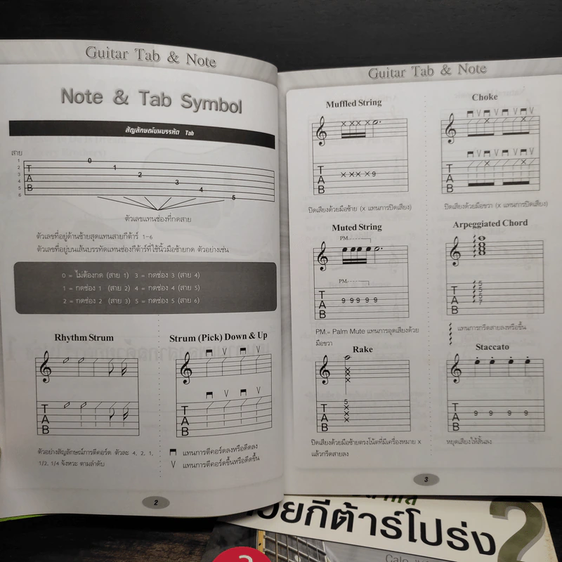 เล่นตามเพลงสากล ด้วยกีต้าร์โปร่ง เล่ม 1-2 รูปที่ 8