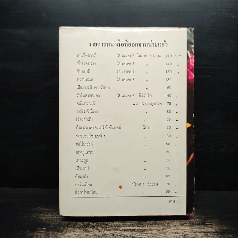รักที่ถูกสาป เล่ม 1 - รุ้งพลาย เพชรลดา รูปที่ 2