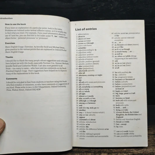 Oxford Pocket Basic English Usage - Michael Swan รูปที่ 7