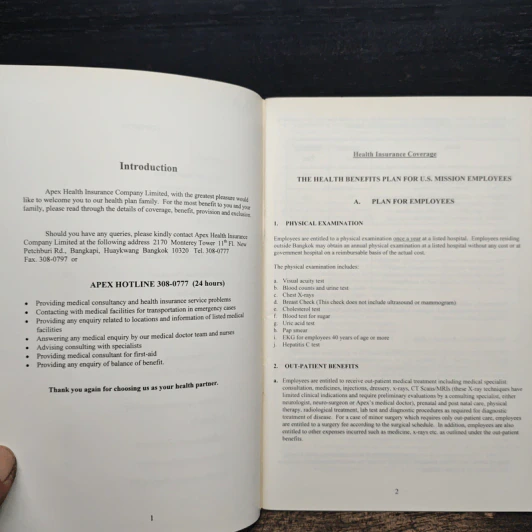Handbook of Medical Benefits for Employees and Eligible Dependents of the U.S. Mission Thailand รูปที่ 6