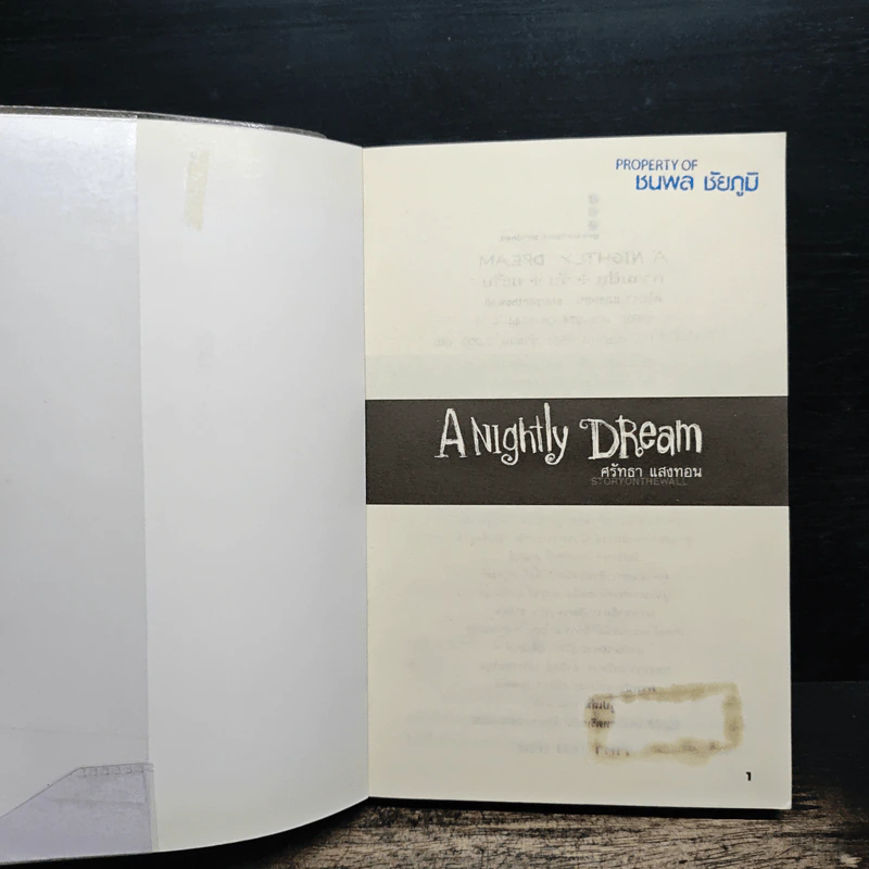 A Nightly Dream ความฝัน-วัน-มะรืน - ศรัทธา แสงทอน รูปที่ 6