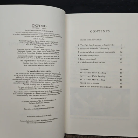 The Canterville Ghost (Oxford Bookworms Stage 2) - Oscar Wilde รูปที่ 6