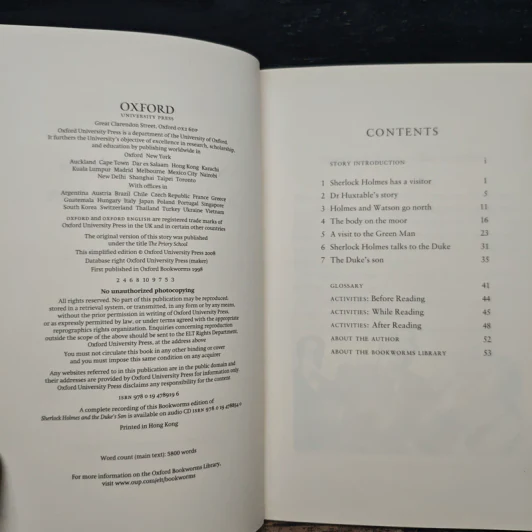 Sherlock Holmes and the Duke's Son - Oxford Bookworms 1 รูปที่ 6