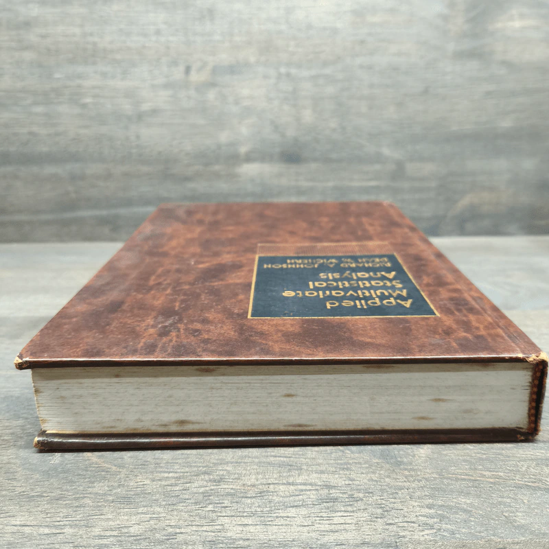 Applied Multivariate Statistical Analysis - Richard A. Johnson, Dean W. Wichern รูปที่ 4