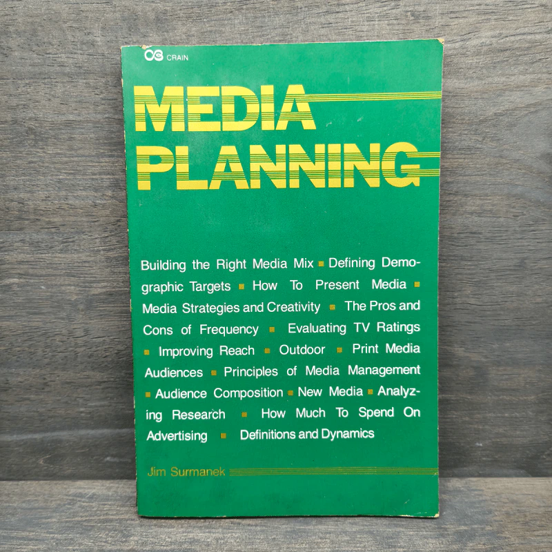 Media Planning - Jim Surmanek รูปที่ 1