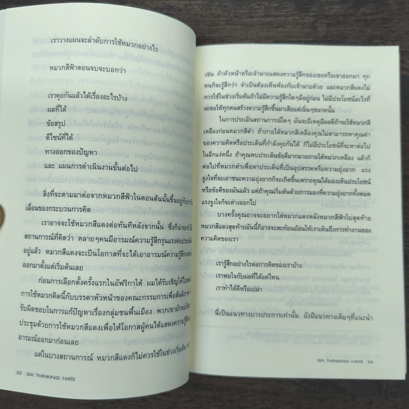 หมวก 6 ใบ คิด 6 แบบ Six Thinking Hats - Edward De Bono รูปที่ 8