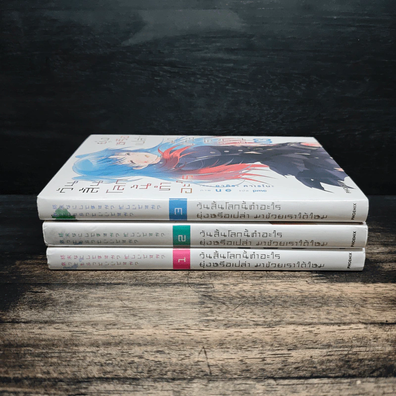 วันสิ้นโลกนี้ทำอะไร ยุ่งหรือเปล่า มาช่วยเราได้ไหม เล่ม 1-3 รูปที่ 2