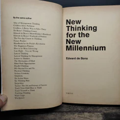 New Thinking for the New Millennium - Edward De Bono รูปที่ 6