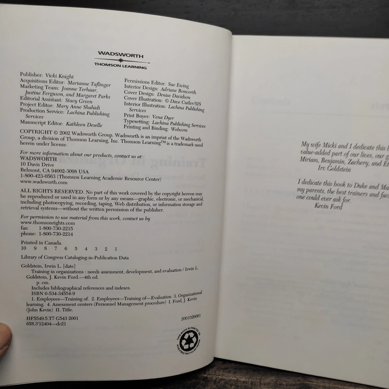 Training in Organizations Fourth Edition - Irwin L. Goldstein, J. Kevin Ford รูปที่ 7