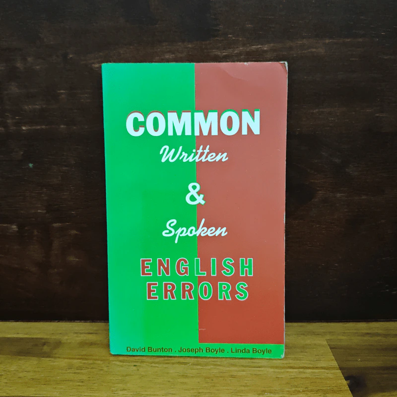 Common Written & Spoken English Errors รูปที่ 1