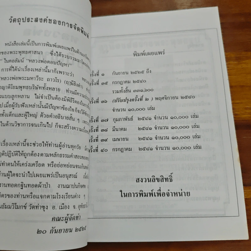 หลวงพ่อตอบปัญหาธรรม ฉบับพิเศษ เล่ม 1 - พระราชพรหมยาน รูปที่ 6