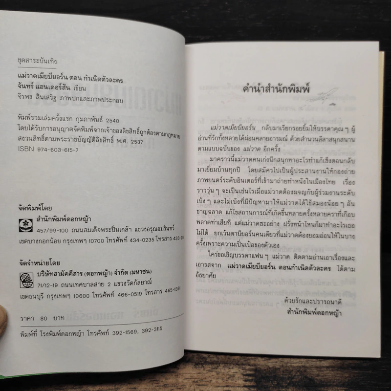แม่วาดเมียบียอร์น ตอน กำเนิดตัวละคร - จันทร์ ศรีจรูญ แอนเดอร์สัน รูปที่ 6