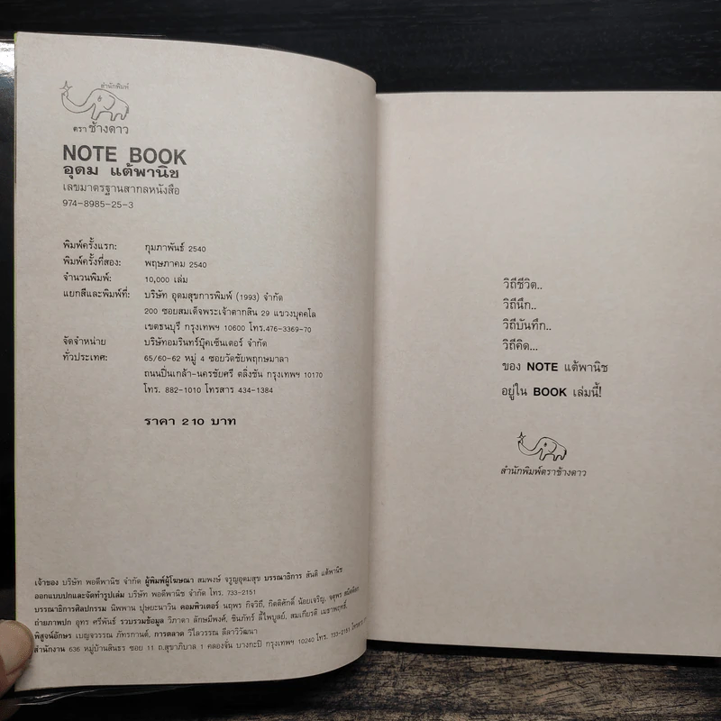 NOTEBOOK โน๊ต อุดม แต้พานิช รูปที่ 7