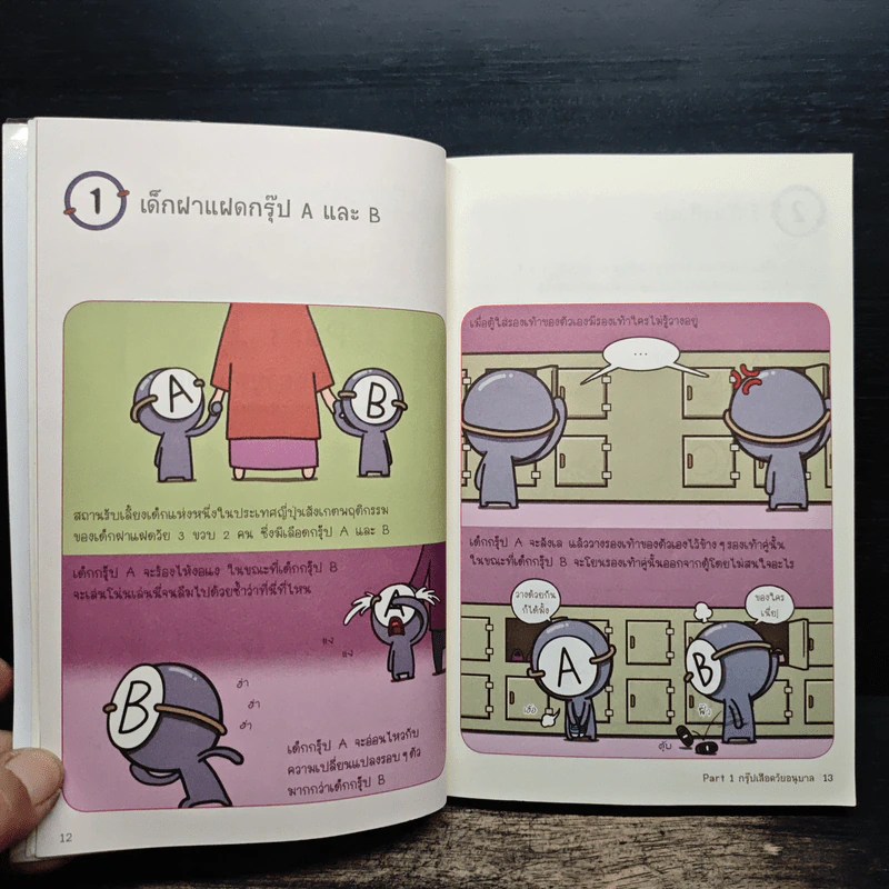 กรุ๊ปเลือดบอกนิสัย ฮาได้ใจ ฉบับการ์ตูน เล่ม 2 รูปที่ 8