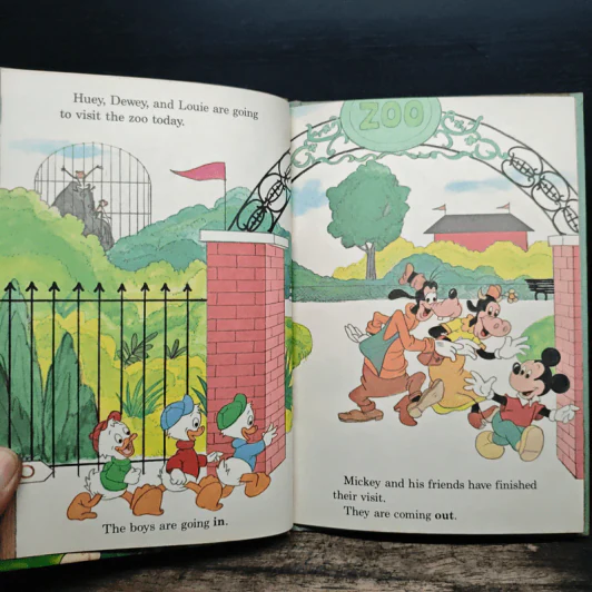 Tall And Short Disney's Wonderful World Of Reading RARE 1983 รูปที่ 6