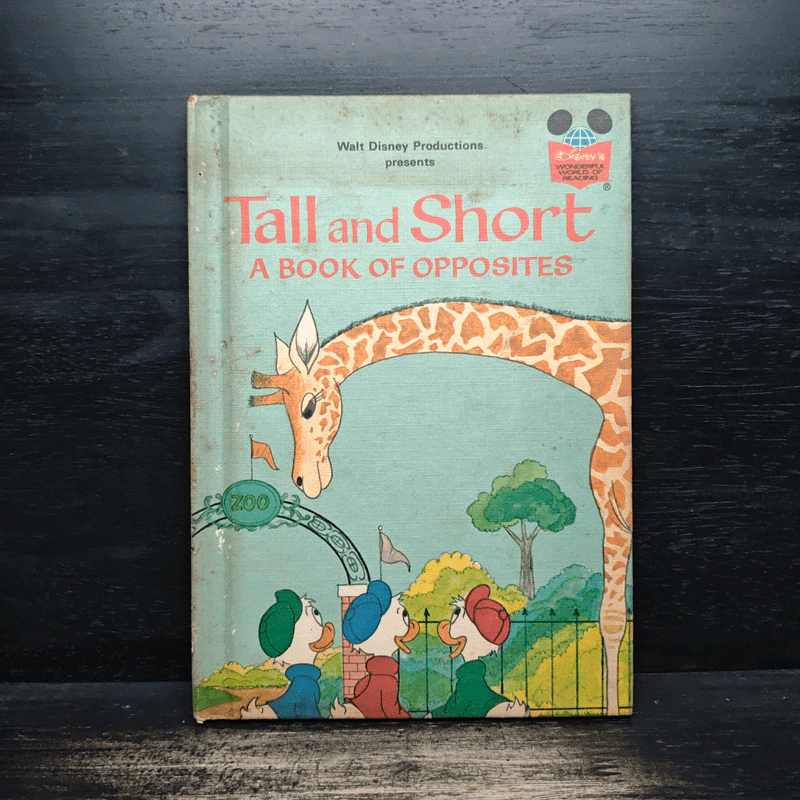 Tall And Short Disney's Wonderful World Of Reading RARE 1983 รูปที่ 1