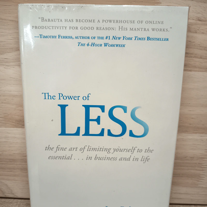 The Power of Less รูปที่ 1