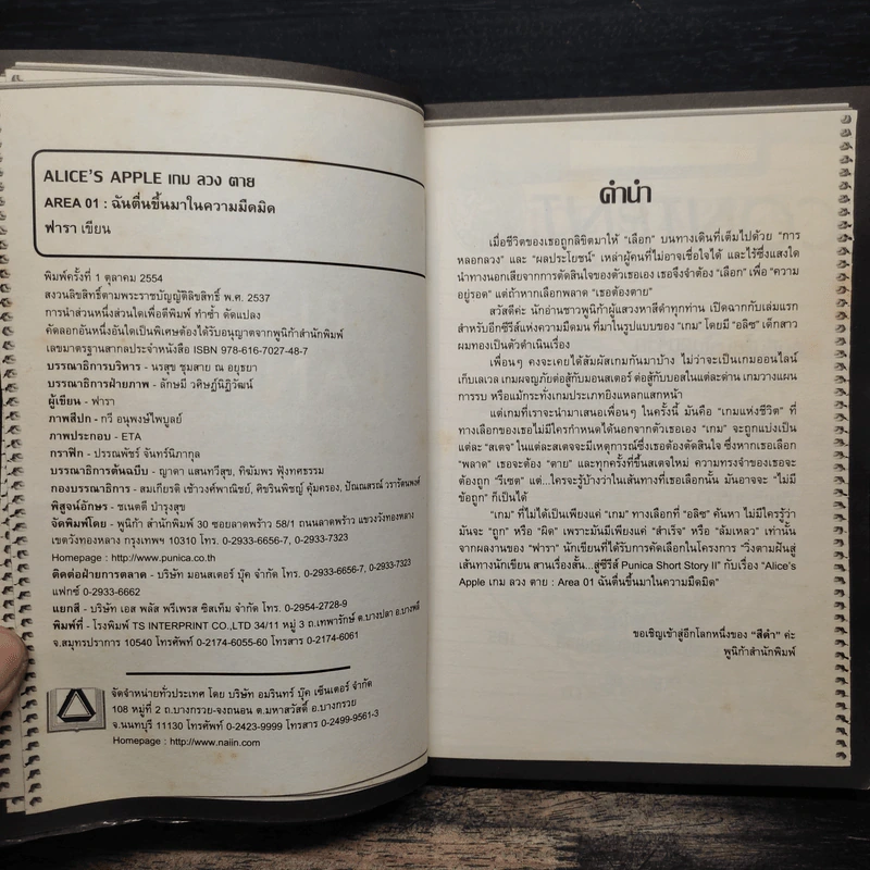 ALICE'S APPLE เกมลวงตาย AREA 01: ฉันตื่นขึ้นมาในความมืดมิด รูปที่ 6