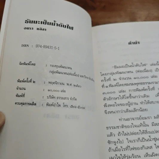 ธัมมะเป็นน้ำดับไฟ - อมรา มลิลา รูปที่ 6