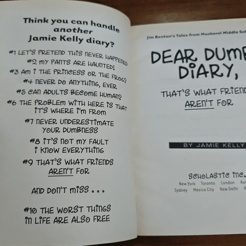 Dear Dumb Diary เล่ม 11 That's What Friends Aren't For - Jamie Kelly รูปที่ 6