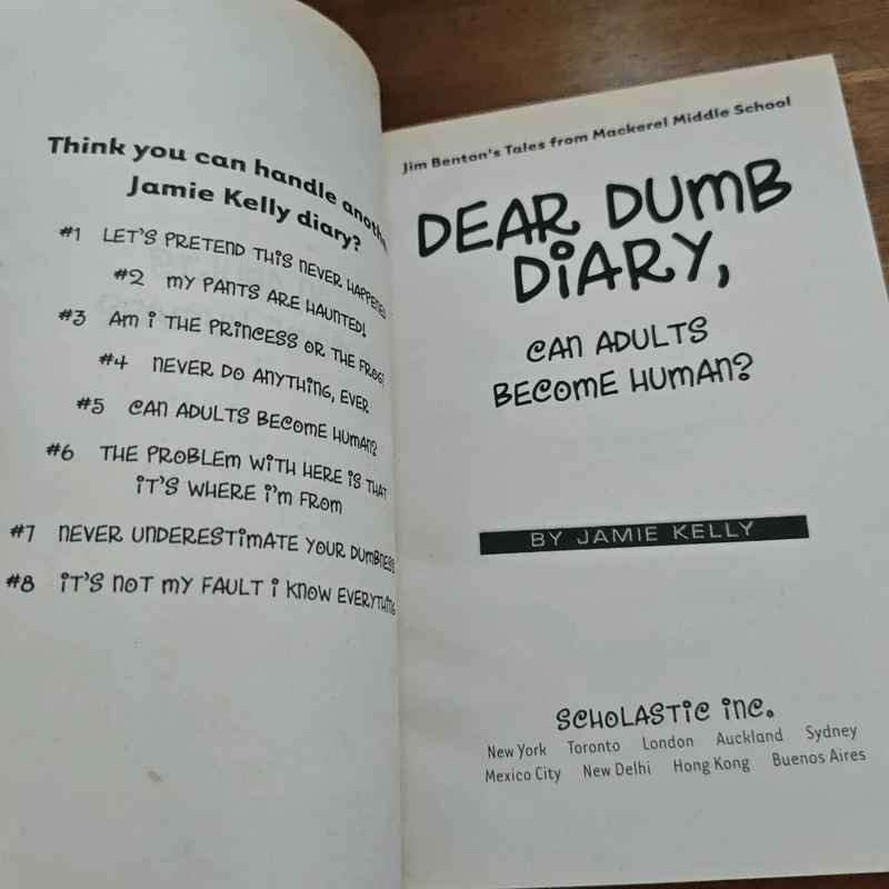 Dear Dumb Diary Can Adults Become Human? - Jim Benton รูปที่ 6