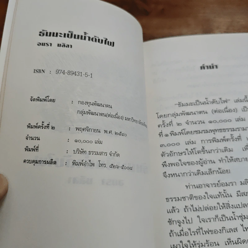 ธัมมะเป็นน้ำดับไฟ - อมรา มลิลา รูปที่ 6